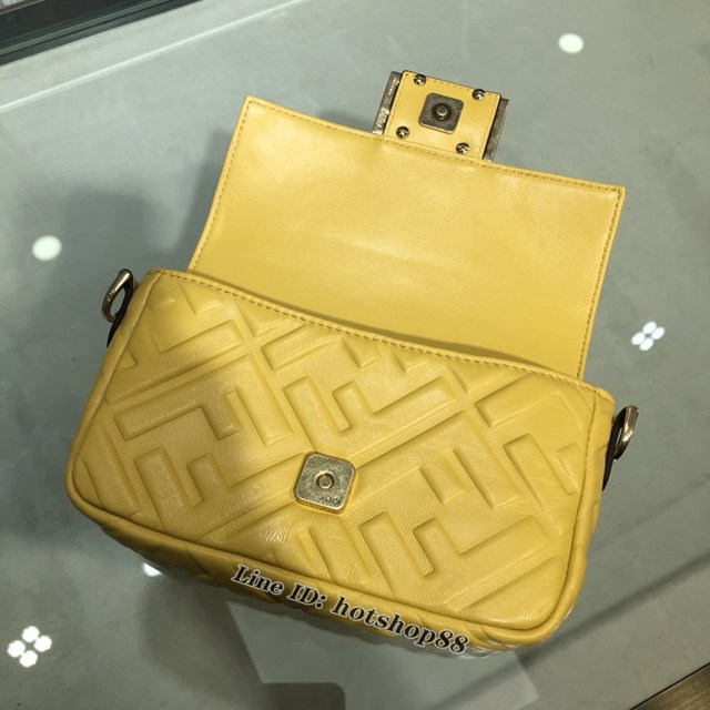 FENDI精品女包 芬迪BAGUETTE羊皮手袋 Fendi 0191s迷你肩背斜挎包 fdzg2531